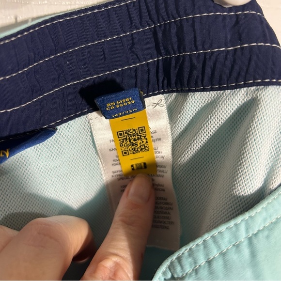 Polo Ralph Lauren Aqua swim trunks Board Shorts size XL - Picture 9 of 15